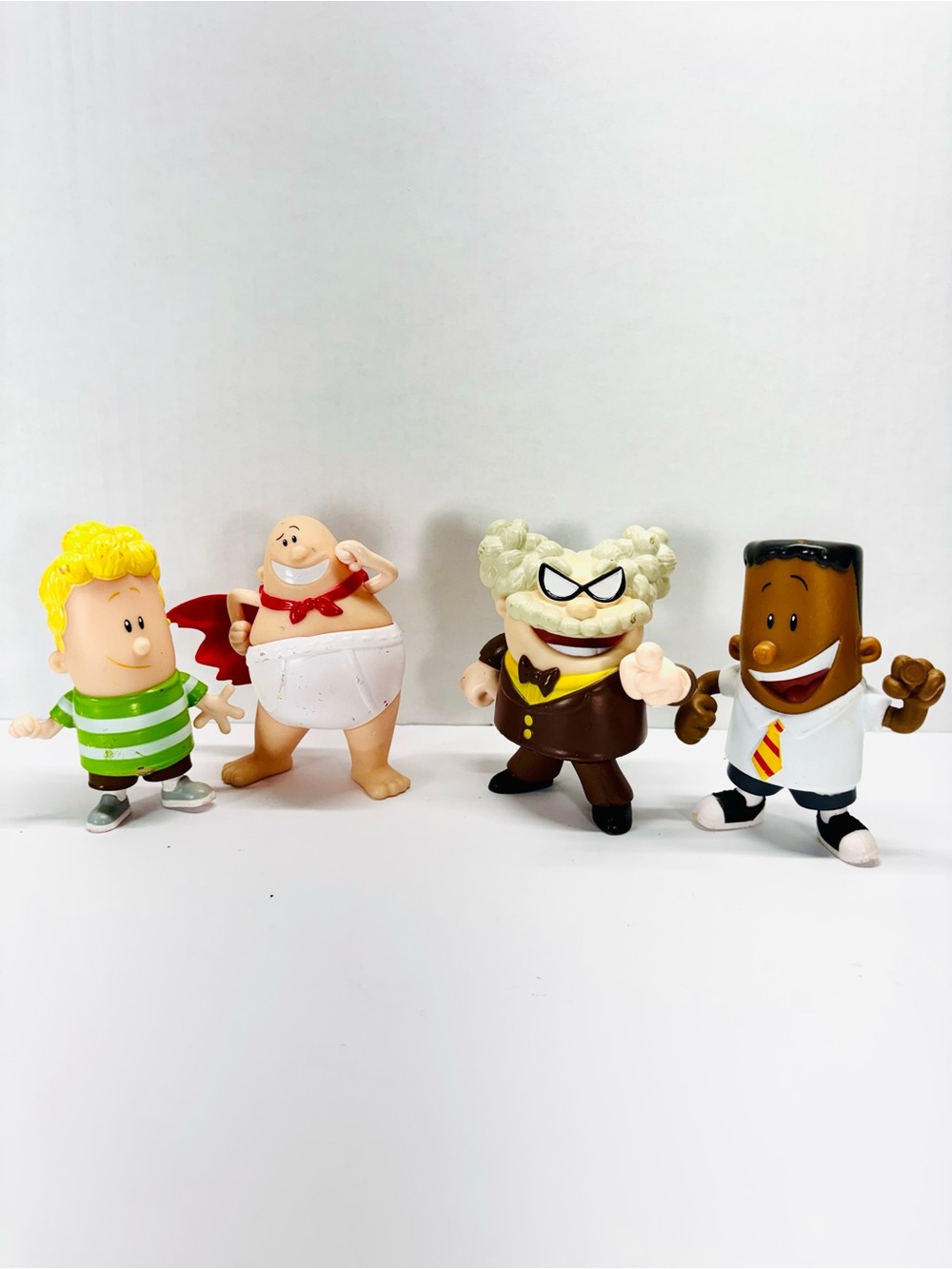 Captain Underpants Just Play Dreamworks Lot Of 4 Figures 2017